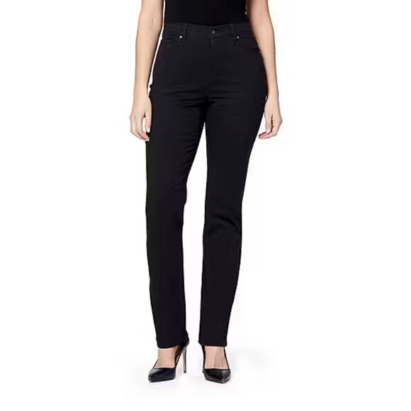 Gloria Vanderbilt Amanda Stretch Fabric Womens High Rise Straight Jean - Sz 10 - Picture 1 of 7